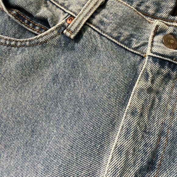 Vintage Lee Jeans Mens 36x29 Blue Denim Straight Leg Western Regular Fit - Picture 5 of 11